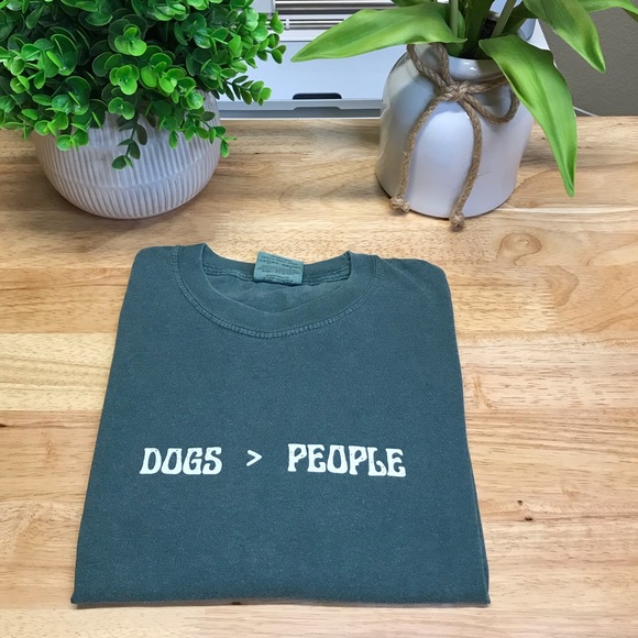 DOGS > PEOPLE Unisex Adult 100% Cotton T-Shirts - Various - Picture 16 of 16